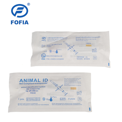 Microchip de identificación animal ISO11784/5 FDX-B para la salud y el bienestar animal con monitorización de temperatura y estándar ISO11784/5 FDX-B