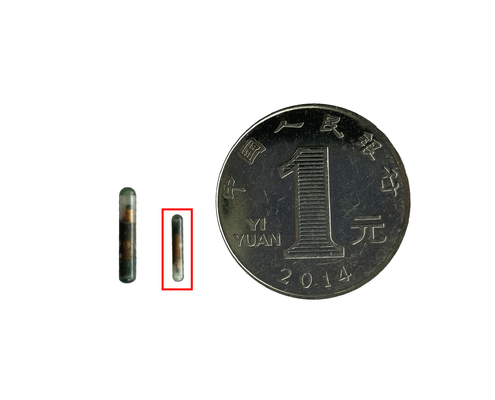 Microchip de identificación de animales con ISO11784/5 Fdx-b estándar de control de temperatura de los animales