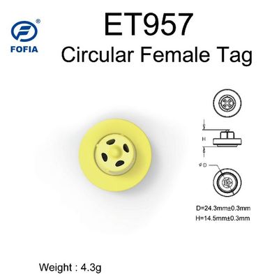 Crotales electrónicos de material TPU certificados ICAR para ganado con tensión 350N