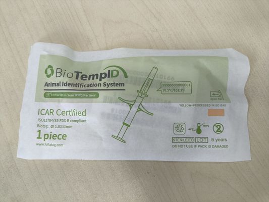 ISO Transponder Microchip Pet Id Chip con tamaño compacto y consumo de energía ideal para el inmovilizador del vehículo y dispositivos de seguimiento
