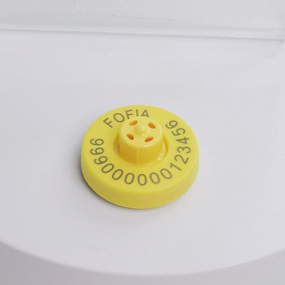 ICAR certificó las etiquetas de oreja electrónicas duraderas de las ovejas de la combinación FDX-B TPU ET957+T967 para el ganado con frecuencia de 134,2 kHz