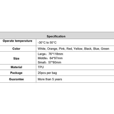 0.01 Etiquetas de identificación de animales para cerdos, ganado, cabras Etiquetas de oreja de plástico hechas de material Tpu Vacas y ovejas
