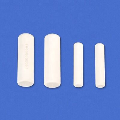 Etiqueta de oído de ganado RFID biocerámica con codificación de 15 bits grabado láser 134.2kHz etiqueta de identificación de animales a prueba de agua