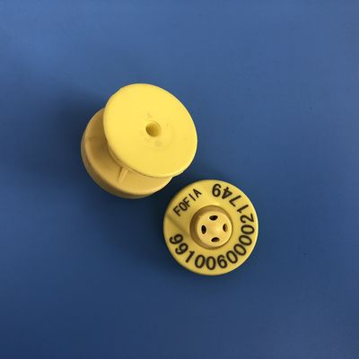 Crotal electrónico duradero de 134,2 kHz para ganado con estándar ISO11784/5 FDX-B y material de TPU impermeable