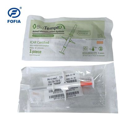 Transpondedor RFID de temperatura animal HT003 - Control en tiempo real para clínicas veterinarias
