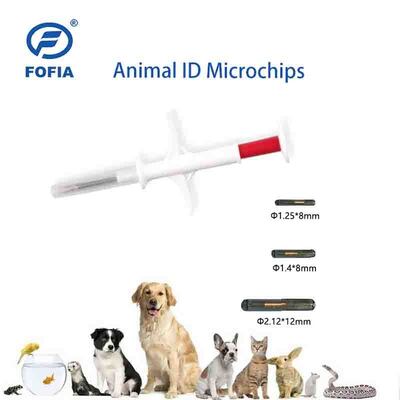 Transpondedor RFID de 1,4*8mm certificado por ICAR para ratones y ratas de laboratorio ZS007
