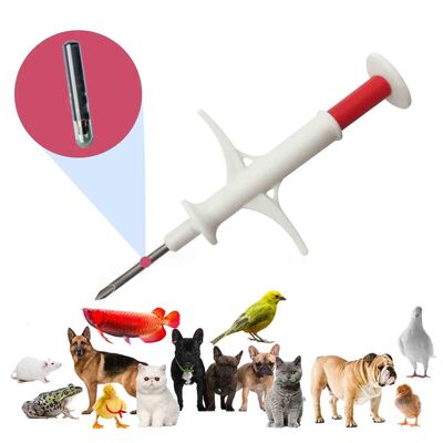 Siringa con microchip de minianimales de alta precisión para perros y gatos pequeños ZS007