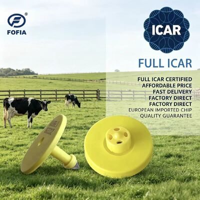 Etiquetas auditivas electrónicas de diseño TPU duradero certificado por ICAR para el seguimiento del ganado y sistemas integrales de gestión del ganado