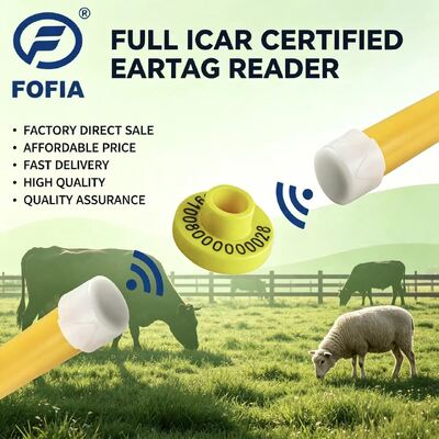 Crotales electrónicos certificados por ICAR para ganado que brindan soluciones de identificación y monitoreo para la gestión agrícola