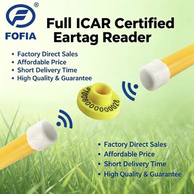 Etiquetas auditivas electrónicas duraderas con certificación FULL ICAR TPU para la identificación y seguimiento de ganado que apoya la gestión agrícola