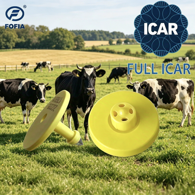Etiqueta auditiva electrónica duradera para la identificación y seguimiento del ganado en la gestión ganadera con certificación ICAR
