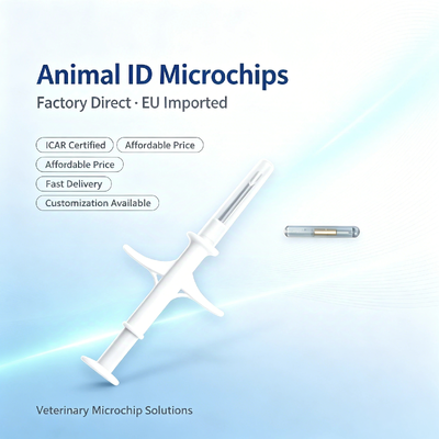 Certificado ICAR Una nueva generación de microchip de identificación implantable esterilizado 2-en-1 para todo tipo de animales ZS006