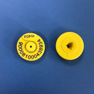 Nueva etiqueta de oído electrónico RFID a larga distancia resistente al agua con garantía de 1 año para el seguimiento de ganado de ganado de ganado porcino cabra-Fofia ET907