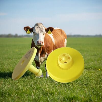 Nuevo Fofia Full ICAR ET908 Identificador de cerdo de vaca RFID LF etiqueta de oído BLE ISO11784/5 Material TPU 350N Tensión 5 años de garantía Uso en granja