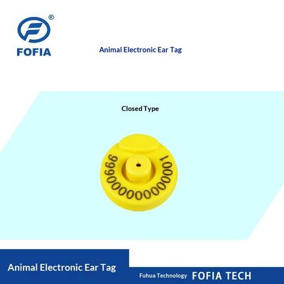 Nuevo Etiqueta electrónica de baja frecuencia FDX para oreja, etiqueta RFID para animales, identificación de ganado porcino, dúplex completo, boca abierta/cerrada,