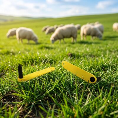Etiqueta de identificación de animales RFID conforme a la norma ISO 11784/5 para la gestión inteligente de las explotaciones agrícolas