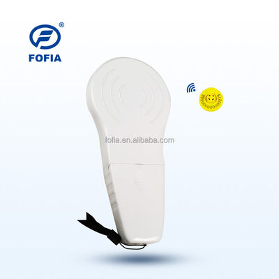 Lector portátil RFID a prueba de agua con pantalla OLED 128x32 USB para plástico Solución de largo alcance para uso de mascotas y granjas y ranchos 125khz