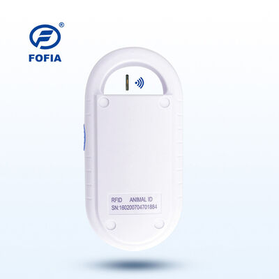 Lector de tarjetas RFID de microchip de plástico para animales portátil PT160 134.2kHz Pantalla OLED USB Batería de litio CE Certificado ISO 11784/11785