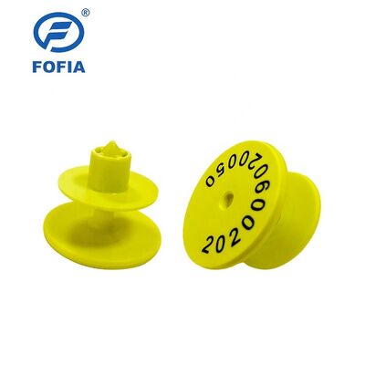Fofia ICAR ET926 RFID impermeable TPU etiquetas de orejas de animales FDX-B 134.2Khz EM4305 chips ganado ganado cerdo oveja