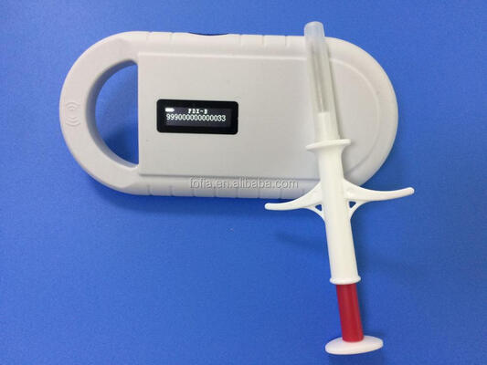 Lector de tarjetas RFID de microchip de animales de plástico portátil Fofia PT160 134.2kHz Pantalla OLED Batería de litio USB Certificado CE ISO