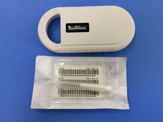 Lector de tarjetas RFID de microchip de animales de plástico portátil Fofia PT160 134.2kHz Pantalla OLED Batería de litio USB Certificado CE ISO