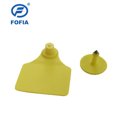 ICAR Fofia T904 Chip de etiqueta auditiva de animales RFID de alta calidad TPU con codificación láser 3 años de garantía de uso agrícola Rapaces de ganado 0,01g