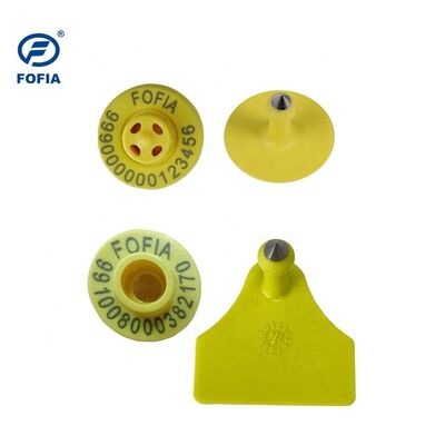 Etiquetas Electrónicas de Calidad Superior Nueva ET957+T901 134.2kHz TPU para Cabras, Cerdos, Vacas y Animales de Granja, Rango de Lectura de 10 cm, -20~80°C