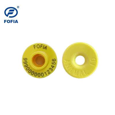 Fofia resistente al agua ET957+T967 Combinación de ovejas y cabras Animales Etiqueta de oído de seguimiento electrónico Nuevo código láser RFID TPU de alta calidad