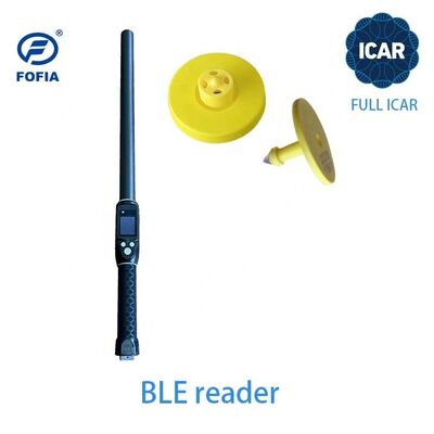 Nuevas Etiquetas de Oreja para Animales ICAR ET908+T901 Impermeables RFID LF TPU Amarillas de 14.5mm para Vacas con 5 Años de Garantía