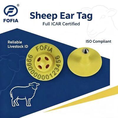 Alta calidad Nuevo ET957 + T901 134.2kHz TPU etiquetas de oreja electrónica para cerdos ganado ovino granja de perros 10cm Rango de lectura -20 ~ 80C 29.90.3 mm