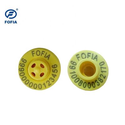 Alta calidad Nuevo ET957 + T901 134.2kHz TPU etiquetas de oreja electrónica para cerdos ganado ovino granja de perros 10cm Rango de lectura -20 ~ 80C 29.90.3 mm