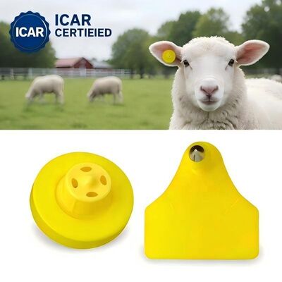Etiqueta electrónica ET957 de alta calidad 134.2kHz TPU para uso en granjas de cerdos, ovejas y vacas, rango de lectura de 10 cm, -20~80C, 29.90.3 mm