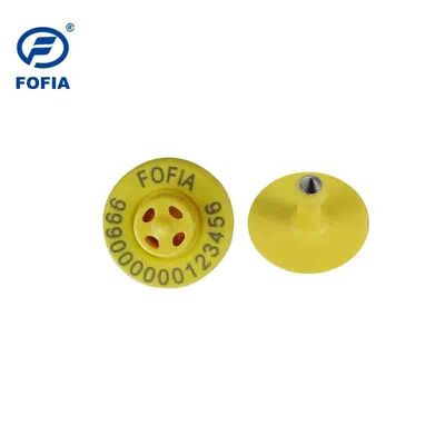 Etiqueta electrónica ET957 de alta calidad 134.2kHz TPU para uso en granjas de cerdos, ovejas y vacas, rango de lectura de 10 cm, -20~80C, 29.90.3 mm