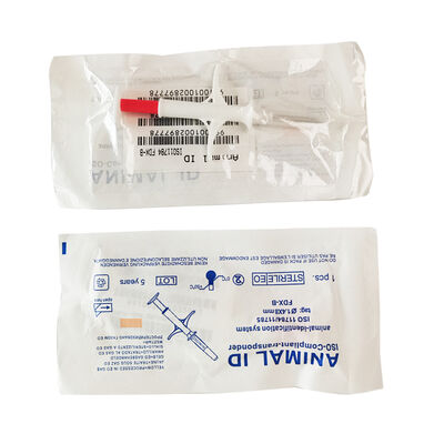 FOFIA Nuevo Microchip RFID para Animales de 134.2kHz FDX/EM4305 Chip IP67 Impermeable para Ganado/Cerdo/Oveja/Mascotas PP