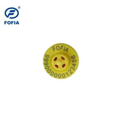 Fofia Full ICAR Combinación Oveja Cabra Etiqueta de oído de seguimiento electrónico de nueva alta calidad RFID TPU Código láser de plástico 3 años
