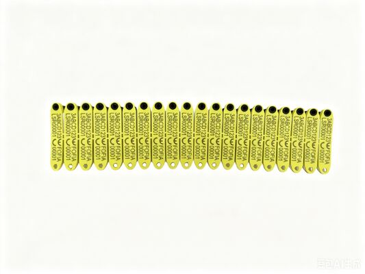 New Fofia High-Temperature Resistant Integrated Anti-Shedding Laser-Coded Yellow TPU Material 1.5 Year Warranty Sheep Animal