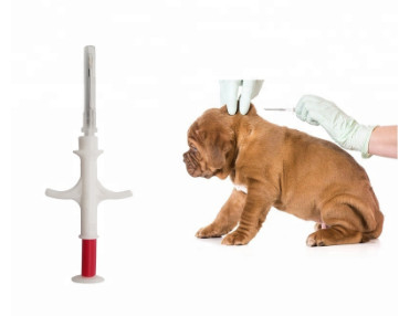 Microprocesador para los animales, etiqueta de la identidad del microchip del perseguidor del RFID ISO del vidrio del tamaño de 1.4*8m m