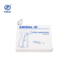 El microchip Rfid del estándar de ISO marca el microchip inyectable del ganado con etiqueta de Chips Animal Microchip Syringe For