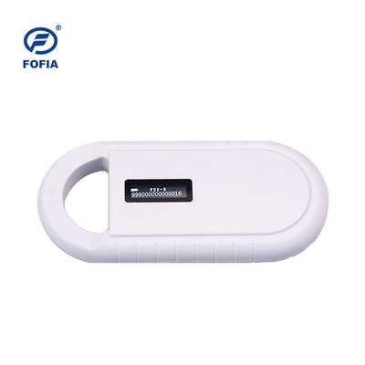 Lector animal 134.2khz del rfid del escáner del animal doméstico de la identificación del ISO Protable para los animales domésticos