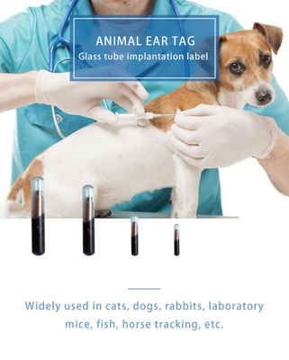 Número de microchip animal Implantador de microchip esterilizado universal con número de 15 dígitos