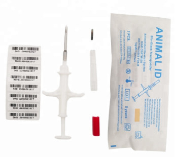 Número de chip animal Microchip implantador esterilizado universal con 15 dígitos número chip localizador de mascotas chip rfid mascotas