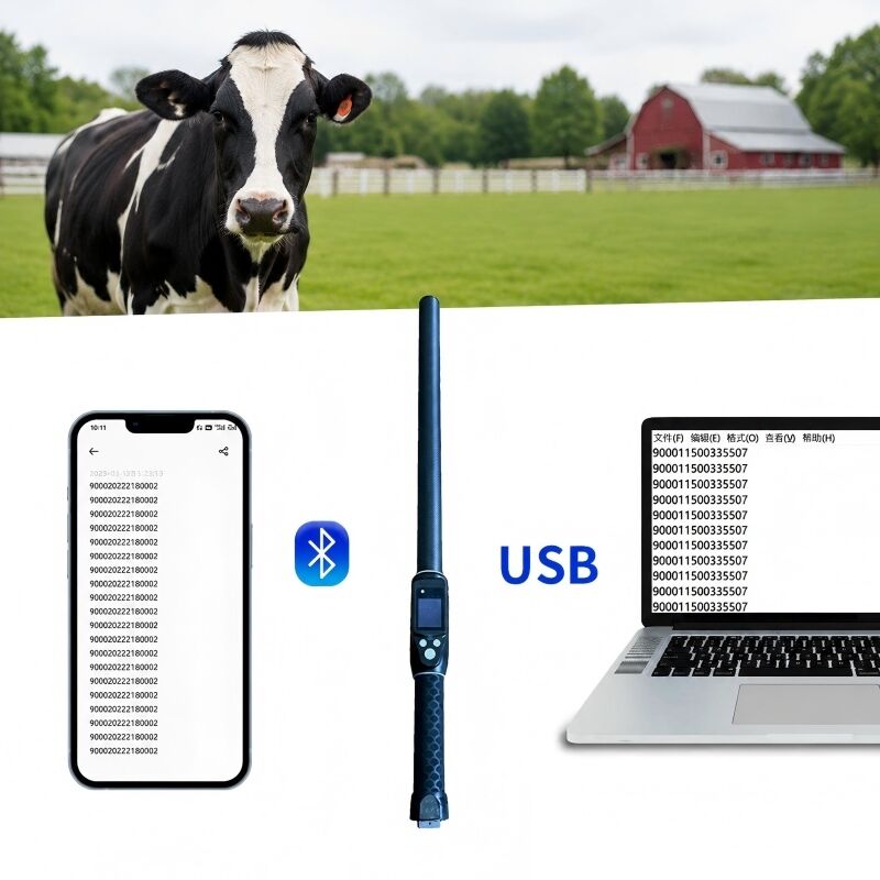 PT290 LF Lector de stick RFID. 134.2KHz Escaner portátil Bluetooth con protocolo ISO11784/5 FDX-B y HDX USB Interfaz Bluetooth