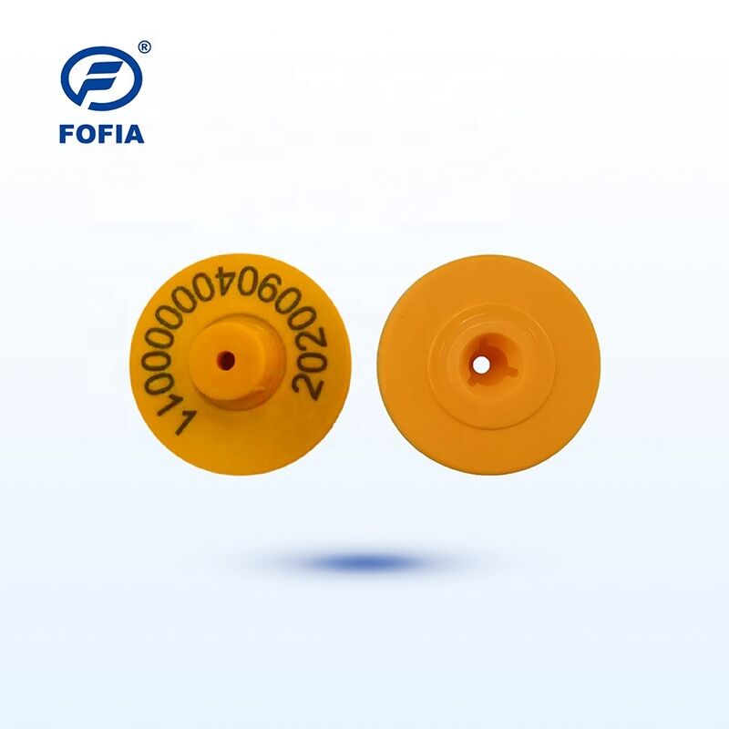 Etiquetas auditivas RFID UHF para ganado Etiquetas de identificación con microchip de plástico duradero para ganado bovino Ovejas cerdos Animales