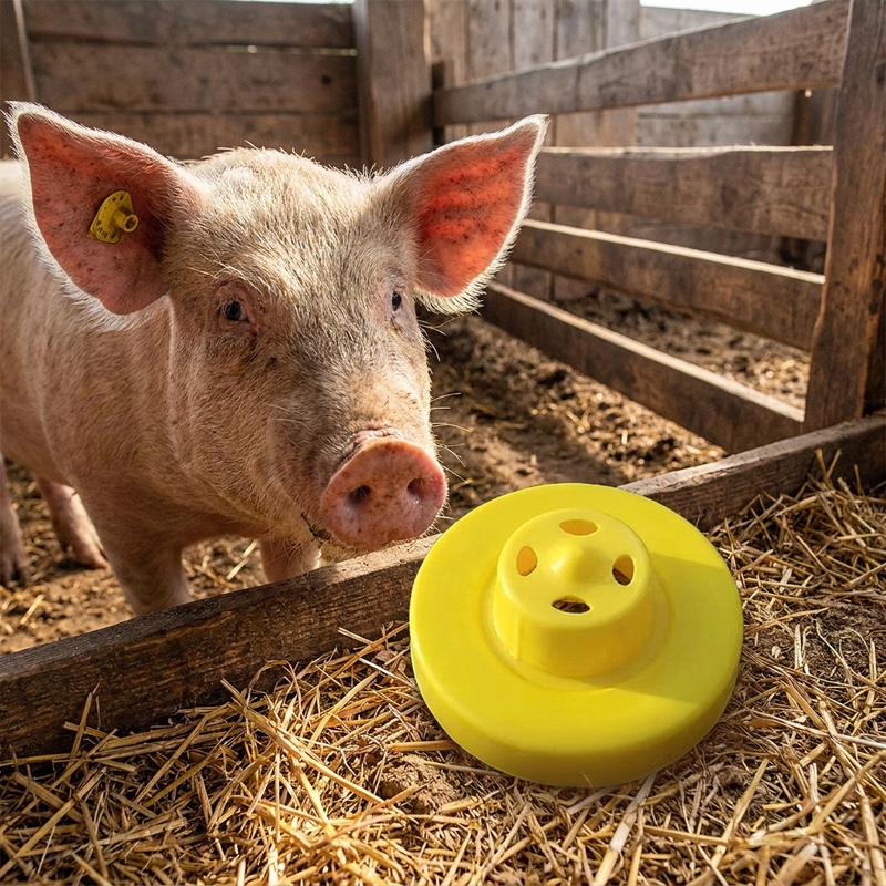 Nuevo Etiqueta electrónica para oreja ICAR, etiqueta para oreja de Animal, amarilla, resistente al agua para