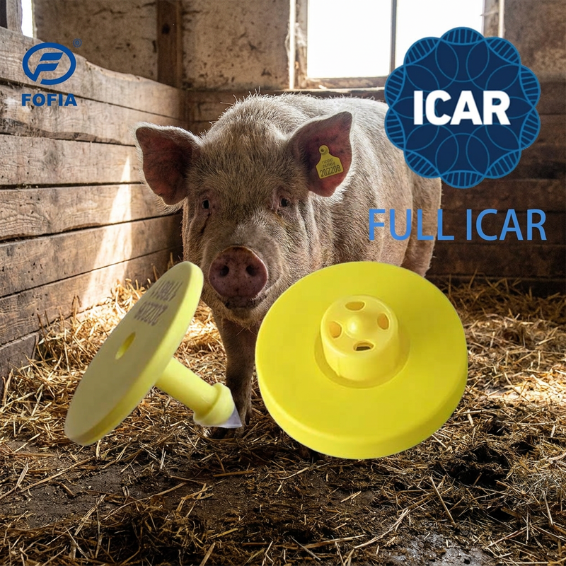 Nueva granja especial gran TPU etiqueta de oreja de vaca FULL ICAR certificado para el ganado vacuno oveja vaca perro cabra
