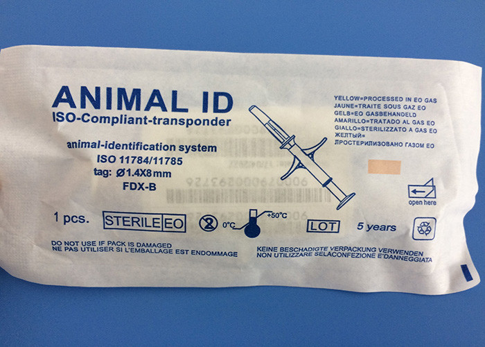 Mini microchip profesional de la identificación del animal con la jeringuilla disponible, ISO aprobado