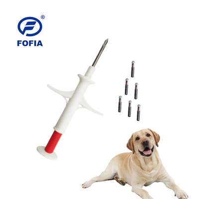Microchip animal de la identificación del animal doméstico con el perseguidor leído los 5-10cm Chip Microchip Implant For Dogs del animal doméstico de la gama